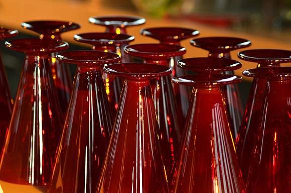 Red Bar Glasses