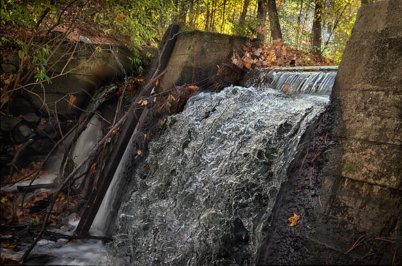 Spillway in Concord MA