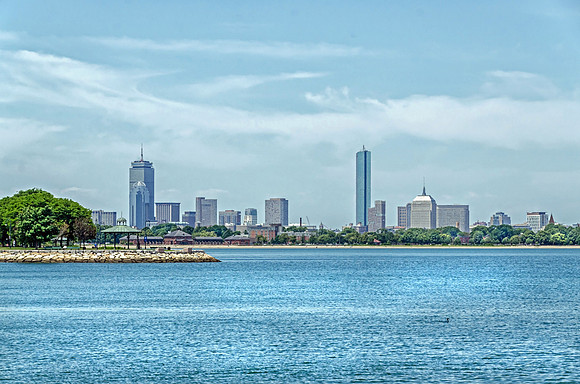 Boston Skyline Waterfont